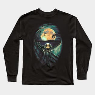 The Scream Before Christmas Scary The Nightmare Long Sleeve T-Shirt